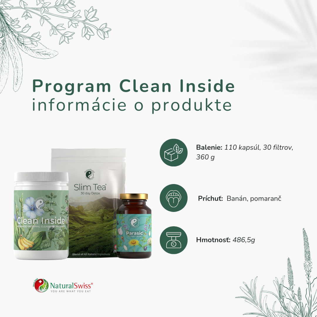 Program Clean Inside informácie o produkte
