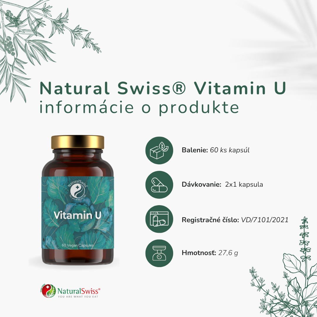 Vitamin U informácie o produkte