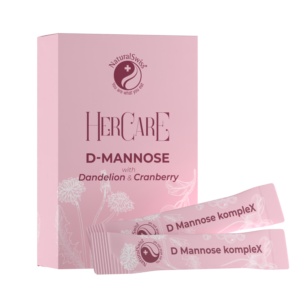 HerCare® D‑mannose s púpavou a brusnicami
