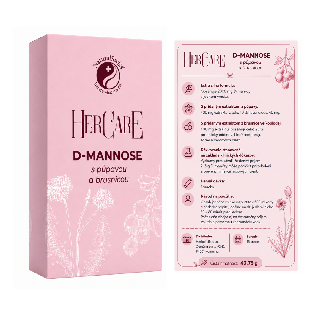 Hercare D manóza zlozenie